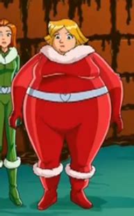 totally spies clover fat